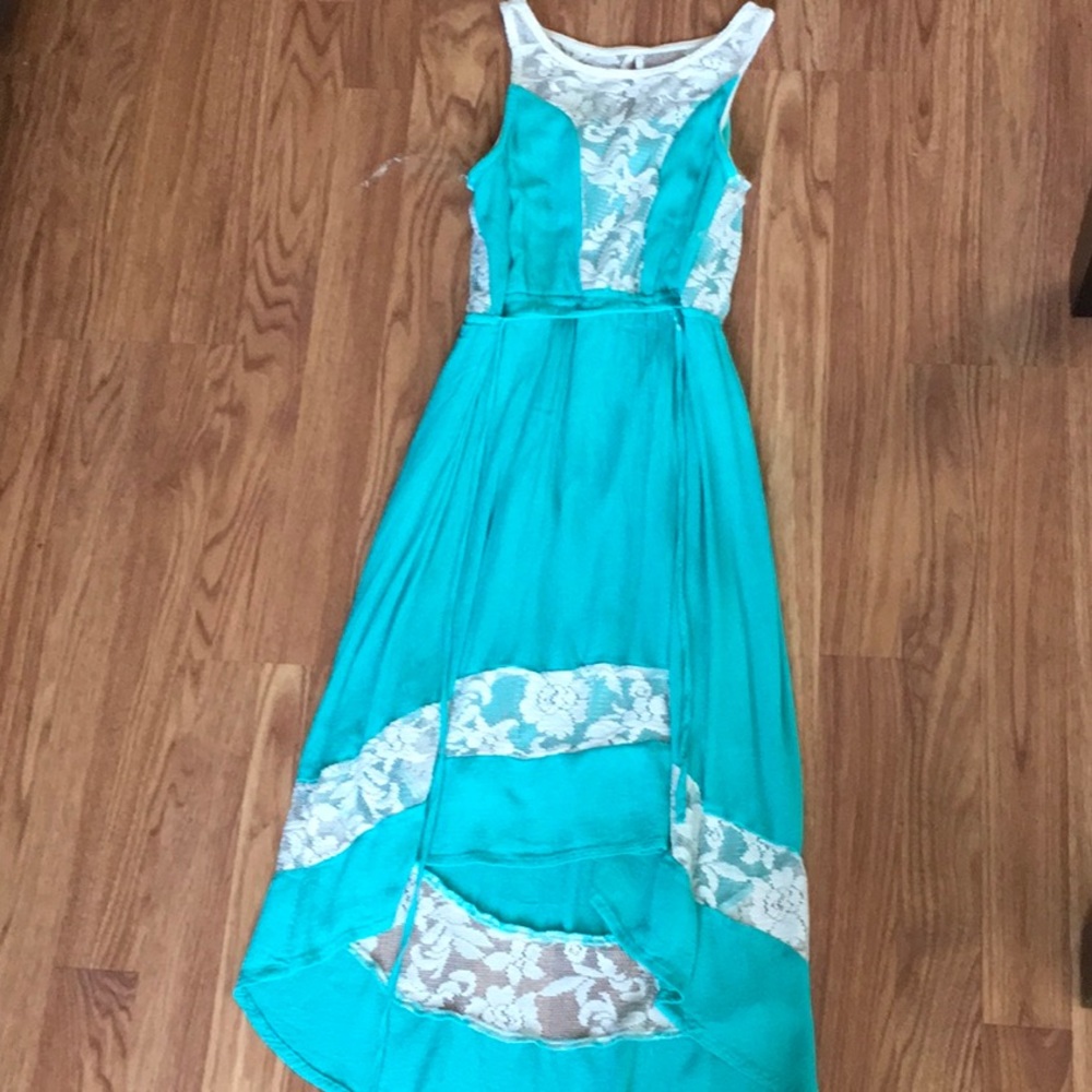 🔥Floral Lace Short in Front Low in Back Dress🔥